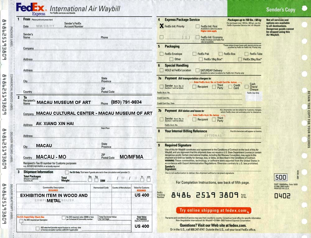 Fedex track tracking